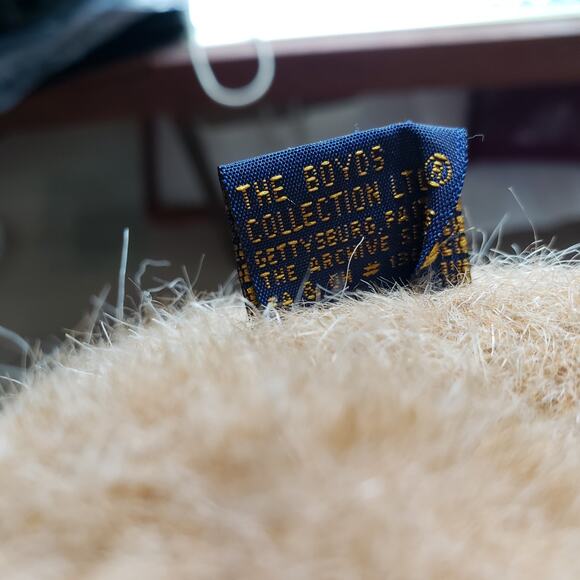 VTG Boyds Bear Plush Teddy 10" Poseable Mohair Style Handmade TBC Ltd 90s - Picture 7 of 10